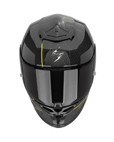 CASCO SCORPION EXO-R1 EVO CARBON AIR CYNERGY NEGRO/AMARILLO FLUOR