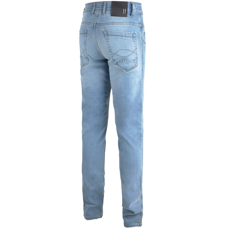 PANTALONES VAQUEROS MOORE SPEED LADY SKY BLUE