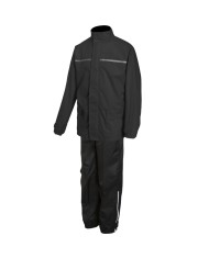 CONJUNTO IMPERMEABLE MOORE RAIN SET TWILL BLACK