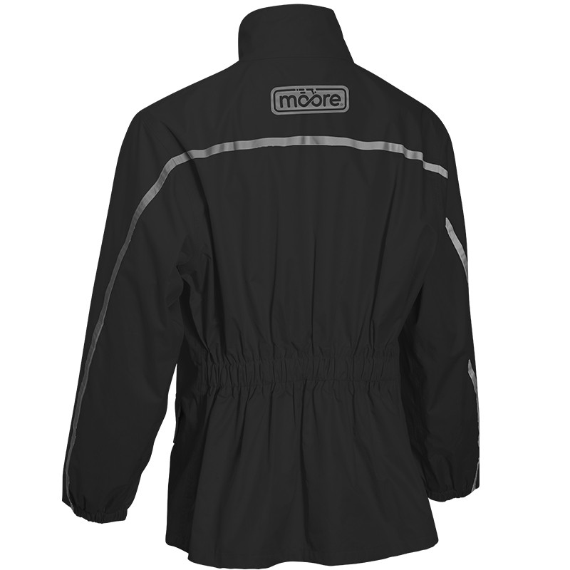 CONJUNTO IMPERMEABLE MOORE RAIN SET TWILL BLACK