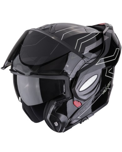 CASCO SCORPION EXO-TECH EVO CARBON CONQUER BLACK/WHITE