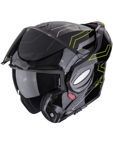 CASCO SCORPION EXO-TECH EVO CARBON CONQUER BLACK/NEON YELLOW