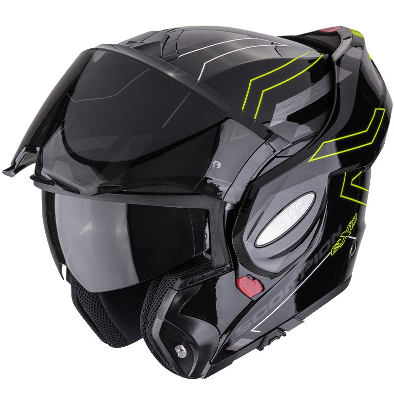 CASCO SCORPION EXO-TECH EVO CARBON CONQUER BLACK/NEON YELLOW