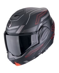 CASCO SCORPION EXO-TECH EVO CARBON CONQUER MATT BLACK/RED