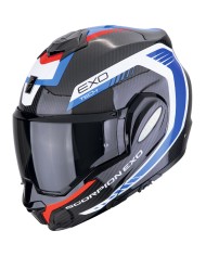 CASCO SCORPION EXO-TECH EVO CARBON COSY BLACK/BLUE/RED