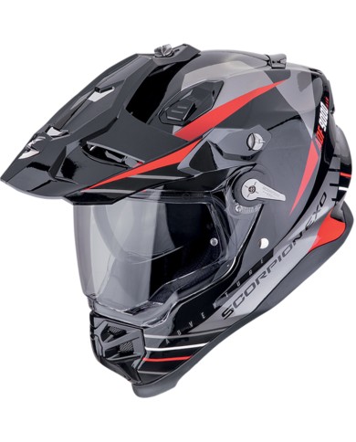 CASCO SCORPION ADF-9000 AIR FEAT BLACK/SILVER/RED