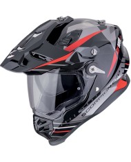 CASCO SCORPION ADF-9000 AIR FEAT BLACK/SILVER/RED