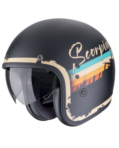 CASCO SCORPION BELFAST EVO ADONIS BLACK MATT/BEIGE