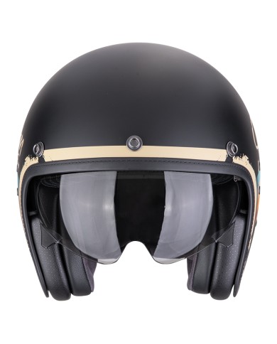 CASCO SCORPION BELFAST EVO ADONIS BLACK MATT/BEIGE