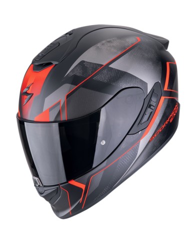 CASCO SCORPION EXO-1400 EVO II AIR INTENSIO BLACK MATT/RED