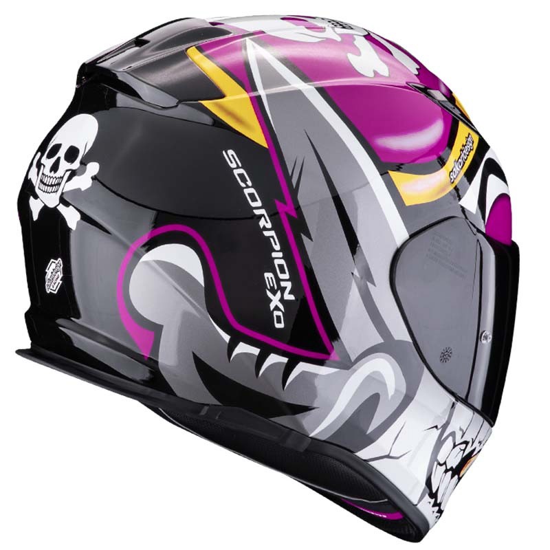 CASCO SCORPION EXO-491 PIRATE PINK