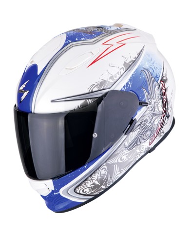 CASCO SCORPION EXO-491 RUN WHITE/BLUE