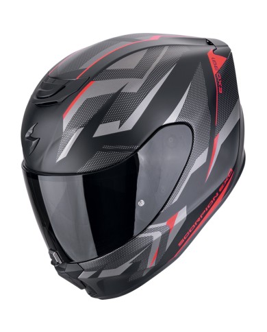 CASCO SCORPION EXO-391 AAXO NEGRO MATE/ROJO