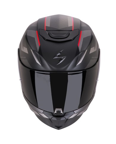CASCO SCORPION EXO-391 AAXO NEGRO MATE/ROJO