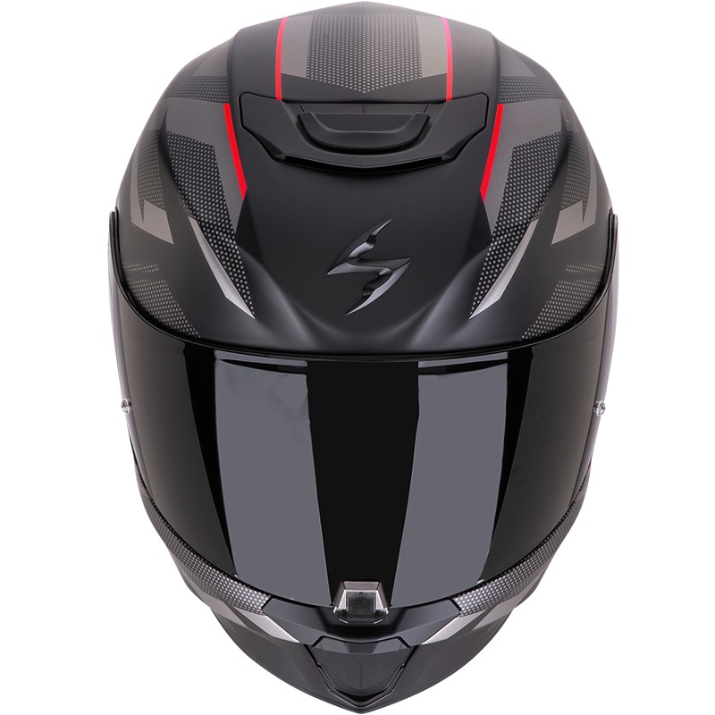CASCO SCORPION EXO-391 AAXO NEGRO MATE/ROJO
