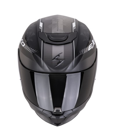 CASCO SCORPION EXO-391 AVA NEGRO MATE/PLATA