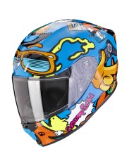 CASCO SCORPION EXO-JNR AIR FUN AZUL/NARANJA