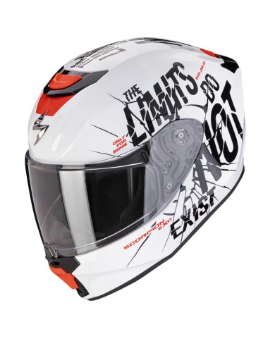 CASCO SCORPION EXO-JNR AIR BOUM BLANCO/NEGRO