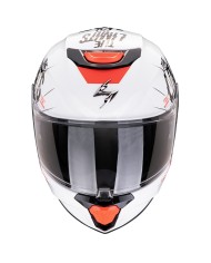CASCO SCORPION EXO-JNR AIR BOUM BLANCO/NEGRO