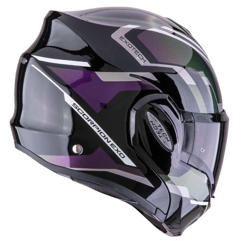 CASCO SCORPION EXO-TECH EVO FURIO BLACK/CHAMALEON
