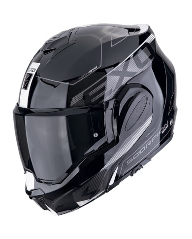 CASCO SCORPION EXO-TECH EVO TRAVELLER BLACK/WHITE