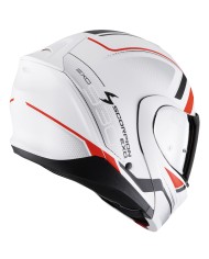 CASCO SCORPION EXO-930 EVO ARDENS WHITE MATT/BLACK/RED