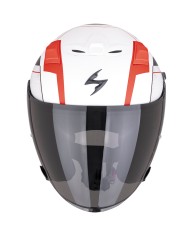 CASCO SCORPION EXO-Z1 VUE BLANCO MATE/ROJO/NEGRO