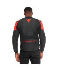 CHAQUETA DAINESE RACING 5 BLACK/BLACK/RED FLUO