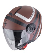 CASCO SCORPION EXO-CITY II RIVA BROWN MATT/SILVER