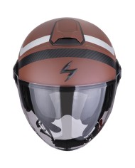 CASCO SCORPION EXO-CITY II RIVA BROWN MATT/SILVER