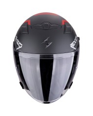 CASCO SCORPION EXO-230 BAND BLACK MATT/RED/SILVER