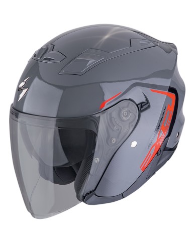 CASCO SCORPION EXO-230 CIT-E GREY/RED