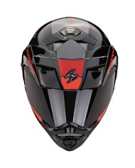 CASCO SCORPION ADX-2 GALANE SILVER/BLACK/RED