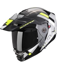CASCO SCORPION ADX-2 GALANE GREY/BLACK/YELLOW FLUO