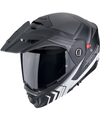 CASCO SCORPION ADX-2 LEWIS BLACK MATT/SILVER