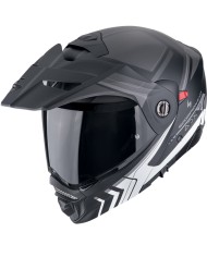 CASCO SCORPION ADX-2 LEWIS BLACK MATT/SILVER