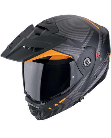 CASCO SCORPION ADX-2 LEWIS BLACK MATT/ORANGE