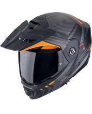CASCO SCORPION ADX-2 LEWIS BLACK MATT/ORANGE