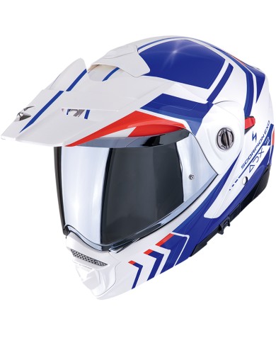 CASCO SCORPION ADX-2 LEWIS WHITE/BLUE/RED