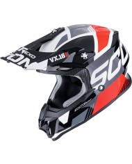 CASCO SCORPION VX-16 EVO AIR ANALOG BLACK/RED