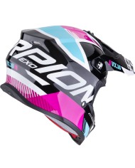 CASCO SCORPION VX-16 EVO AIR ANALOG BLACK/BLUE/PINK