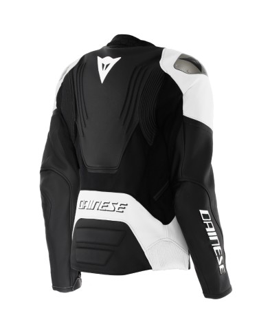 CHAQUETA DAINESE RACING 5 LADY BLACK/WHITE