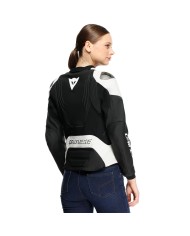 CHAQUETA DAINESE RACING 5 LADY BLACK/WHITE