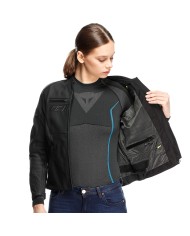 CHAQUETA DAINESE RACING 5 LADY BLACK/BLACK