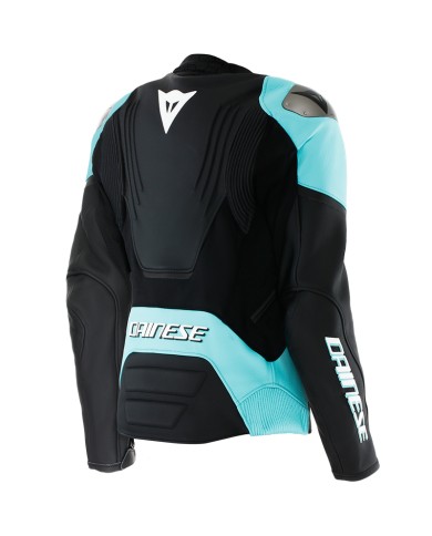 CHAQUETA DAINESE RACING 5 LADY BLACK/WATER