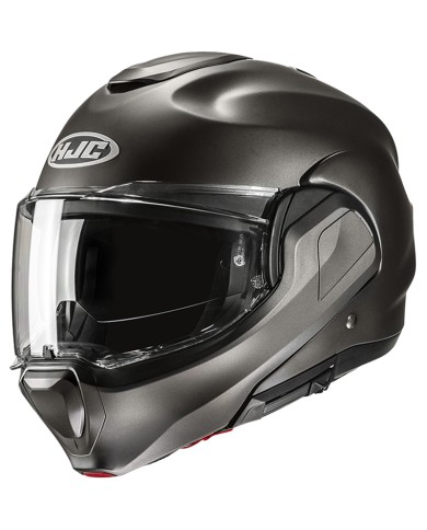 CASCO HJC F100 SEMI FLAT TITANIUM