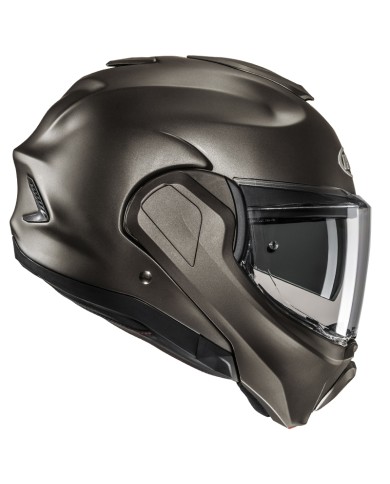 CASCO HJC F100 SEMI FLAT TITANIUM