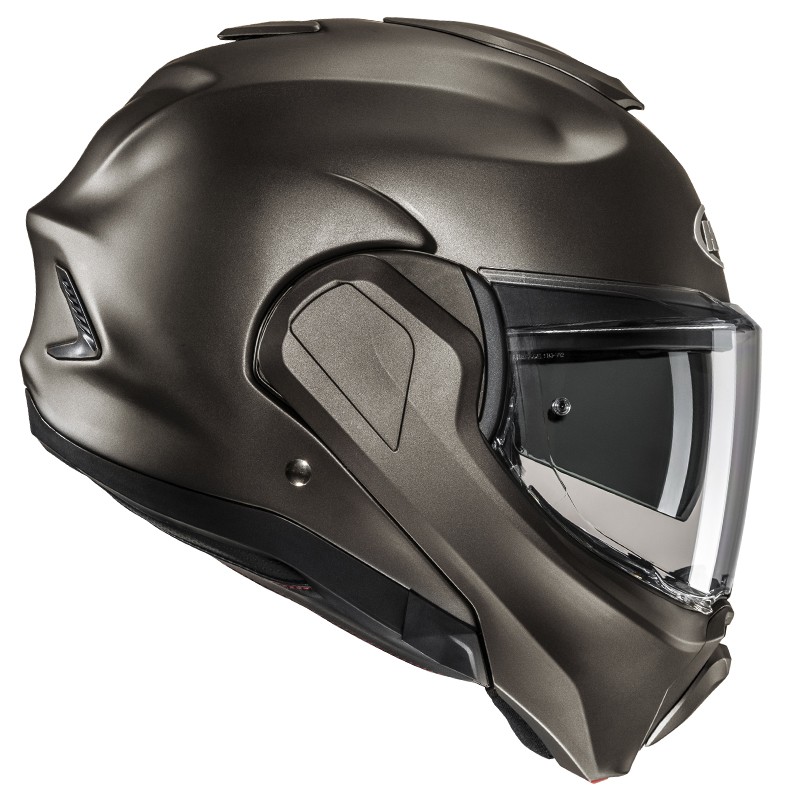 CASCO HJC F100 SEMI FLAT TITANIUM