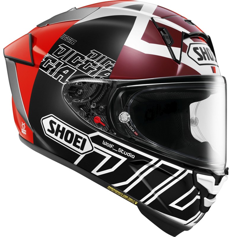 CASCO SHOEI X-SPR PRO DIGGIA 2 TC1