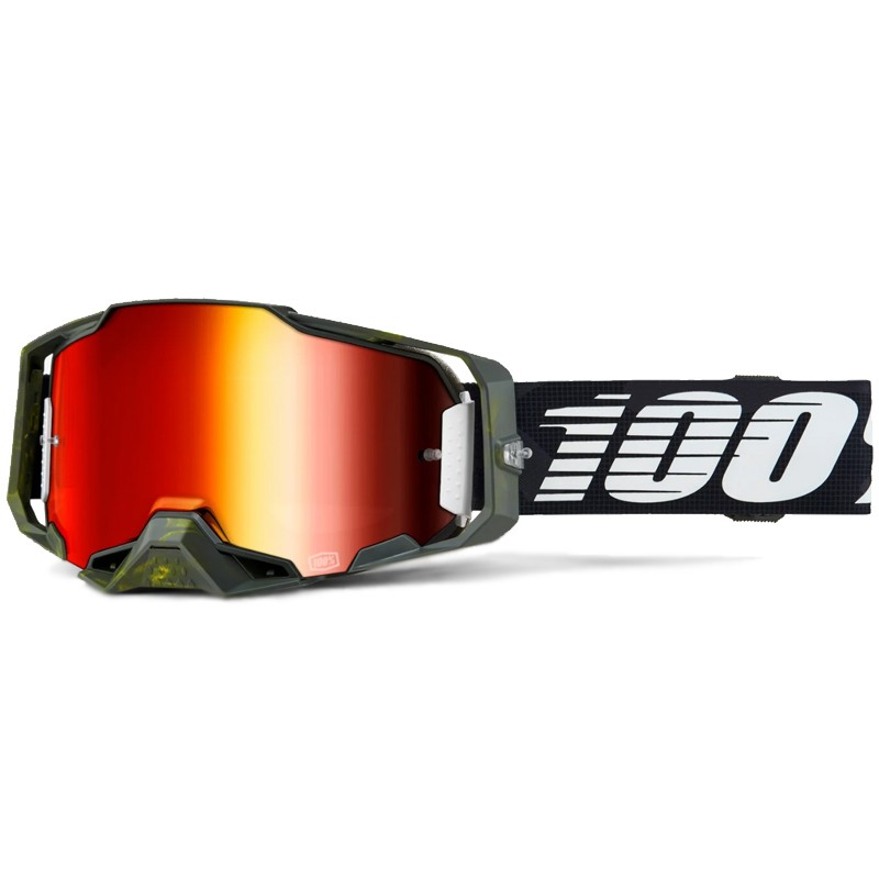 GAFAS 100% ARMEGA M2 SOLEDAD ROJO ESPEJO